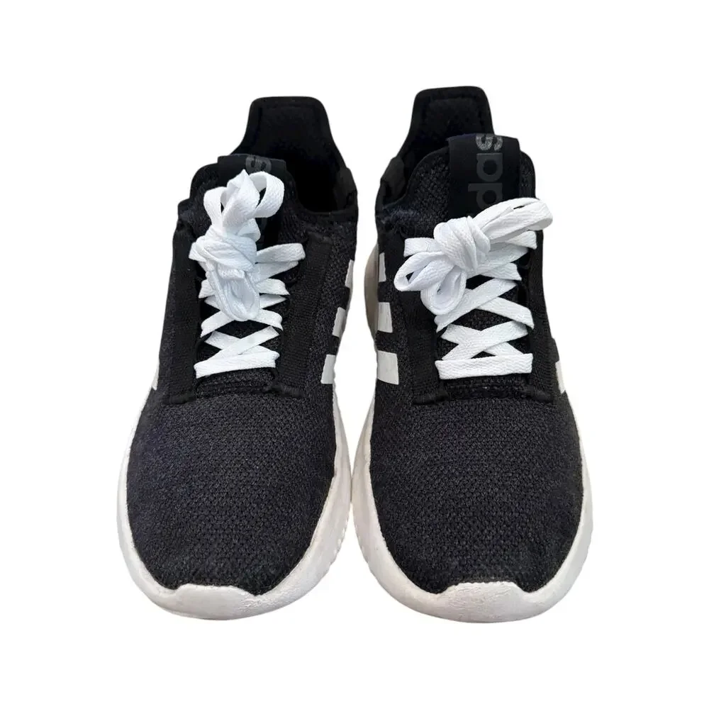 adidas Cloudfoam Running Shoes Black White Orange Women’s US 6 Q47215